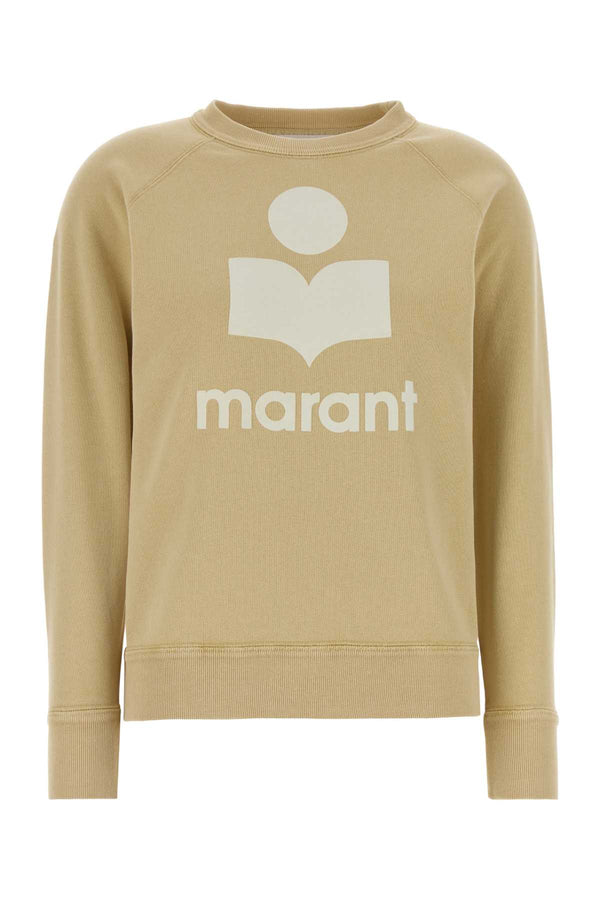 Isabel Marant Etoile 88% cotton sweatshirt in beige