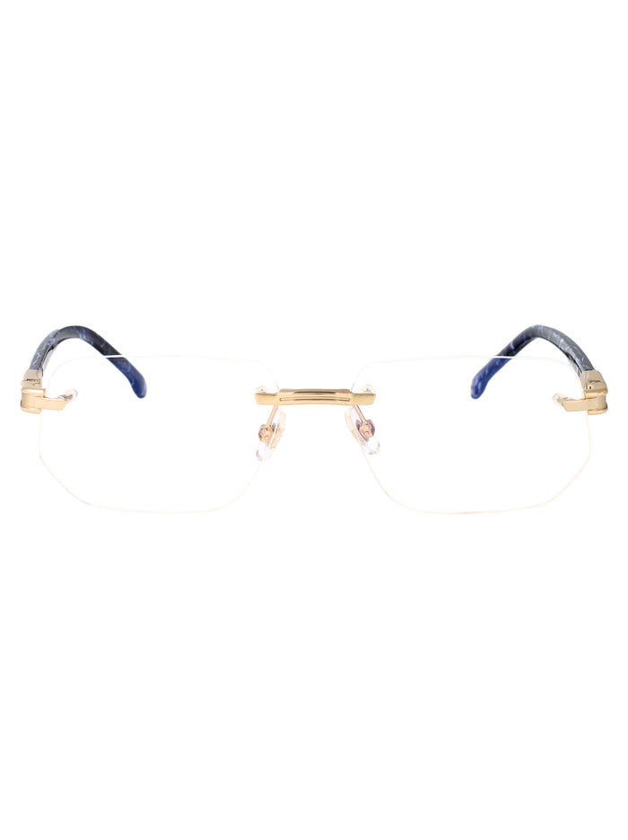 Gold Blue Metal Optical