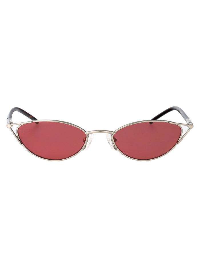 Am0563s Silver-havana-red Metal Sunglasses