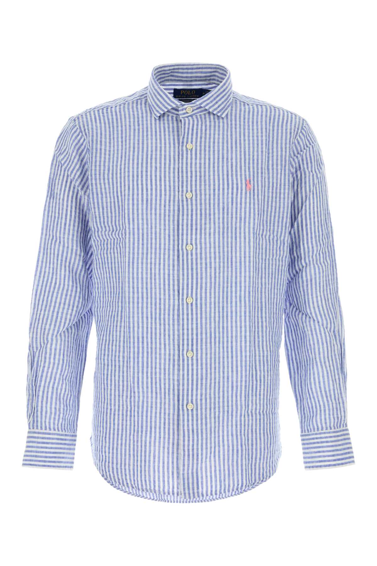 7232abluewhite Exterior: Linen Cotton Camicie
