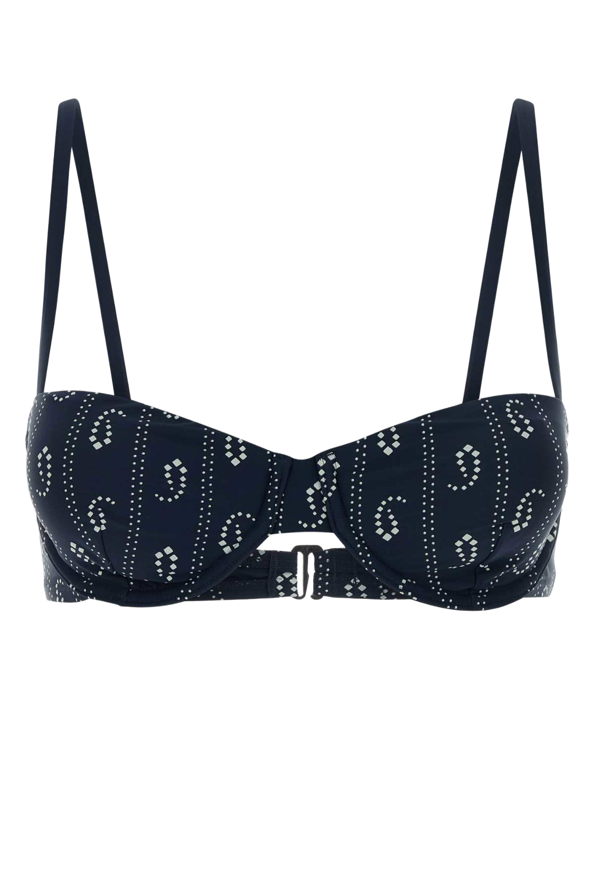 Printed Stretch Nylon Bikini Top 401 Costumi Da Bagno