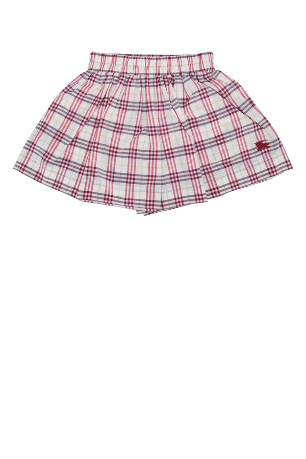Burberry Jr Marcy 100% Cotton chino shorts in purple