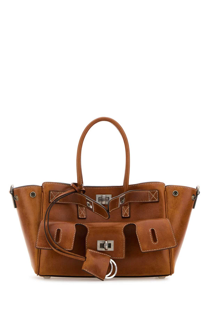 Caramel Leather Mini Carry All Bel Air Handbag Tan Cowboy T Domesticated Lamb Le Borse A Mano