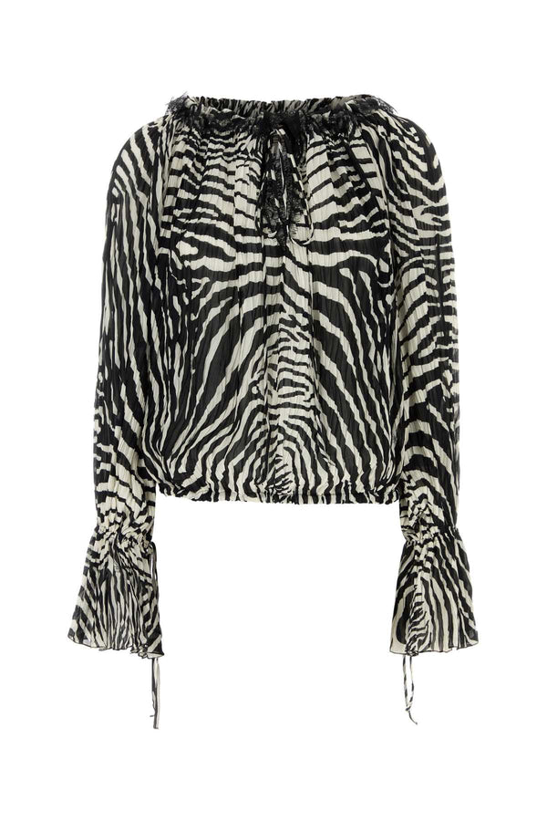Blumarine 100% Viscose blouse in white