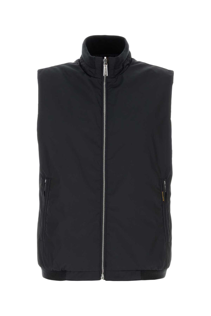 Midnight Blue Polyester Fioresi Reversible Jacket Blu Giubbini