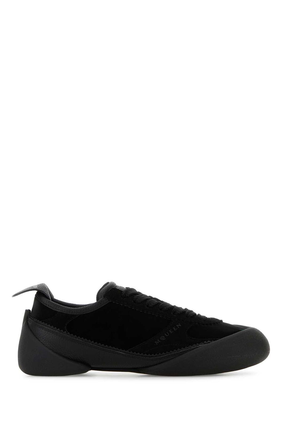 Alexander McQueen Canvas and suede upper sneaker in black
