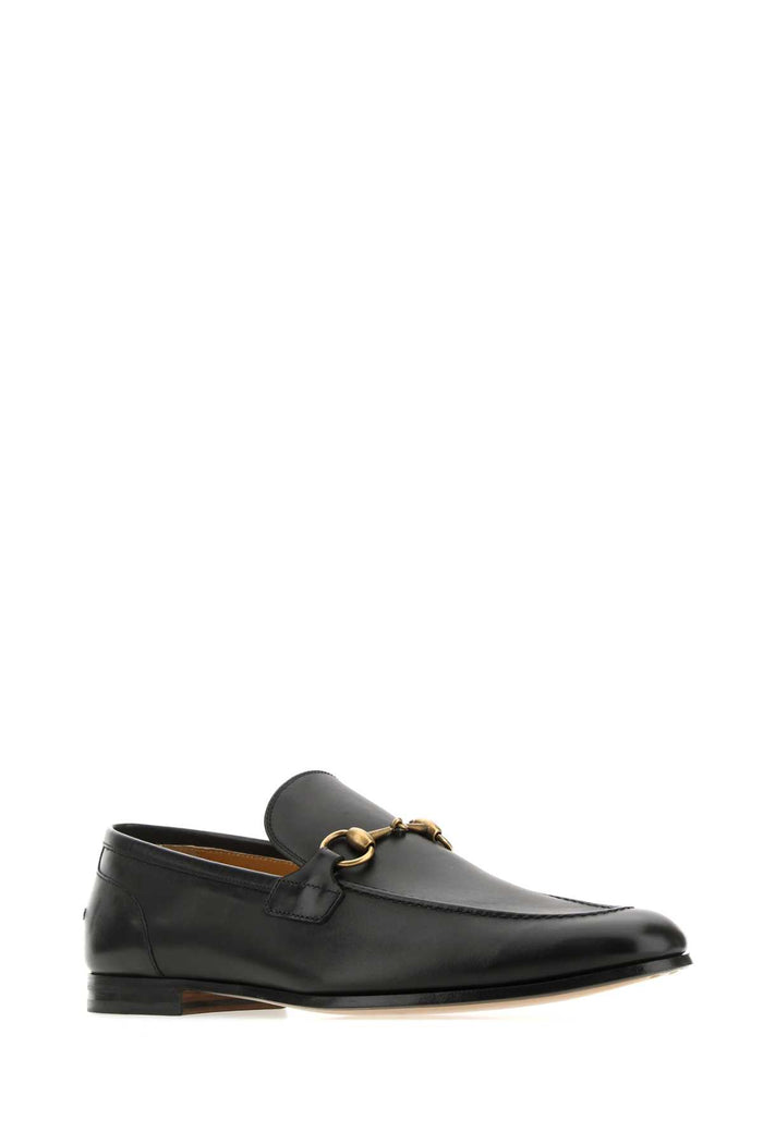 Black Leather Loafers 1000 Calf Skin Mocassini
