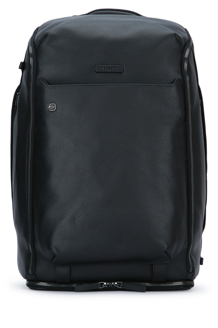 Piquadro Viaggio Leather travel backpack in black