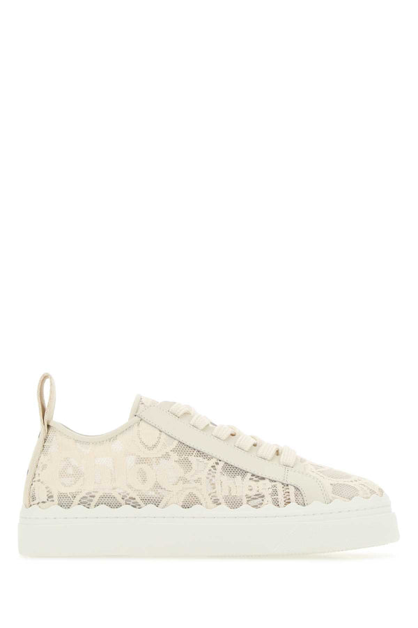 Chloé Upper: 100% polyamide sneaker in beige