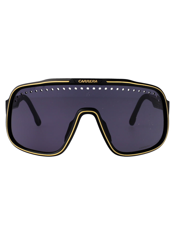 C Sport 02-S I46 Matte Black Gold Polyamide Inj-gril. Sunglasses