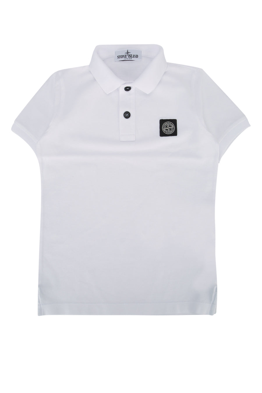 Stone Island Kids Polo 95% Cotton polo in white