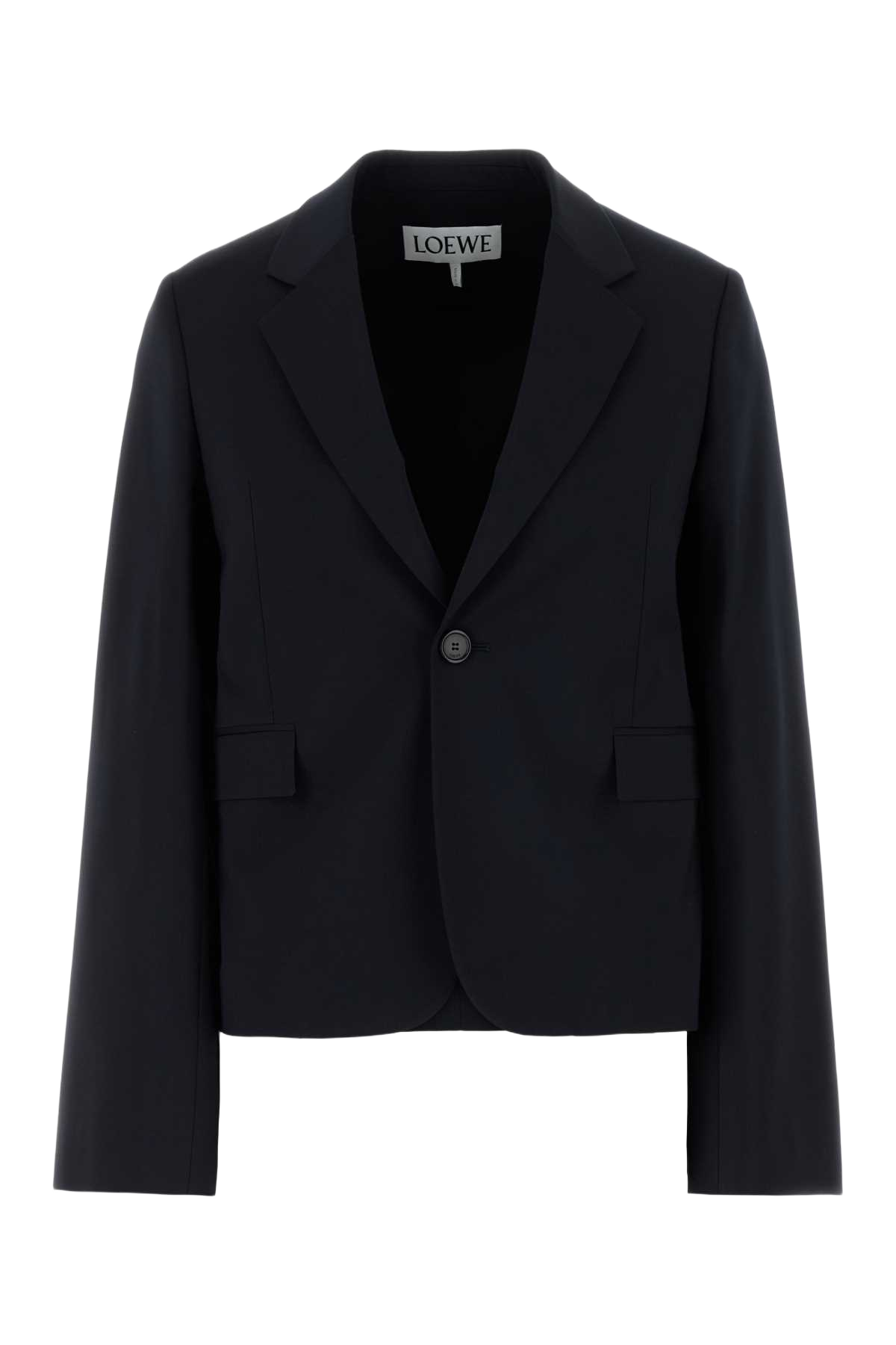 Midnight Blue Wool Blazer Darknavyblue Giacche E Gilet
