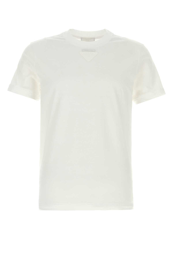 Prada 100% Cotton t-shirt in white