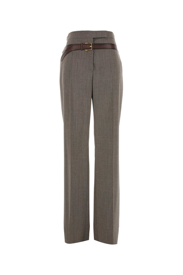 Prada 55% Polyester trousers in gray