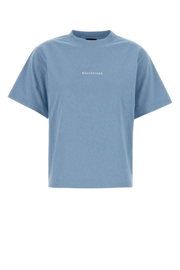 Balenciaga Cotton 100% (shell) t-shirt in blue