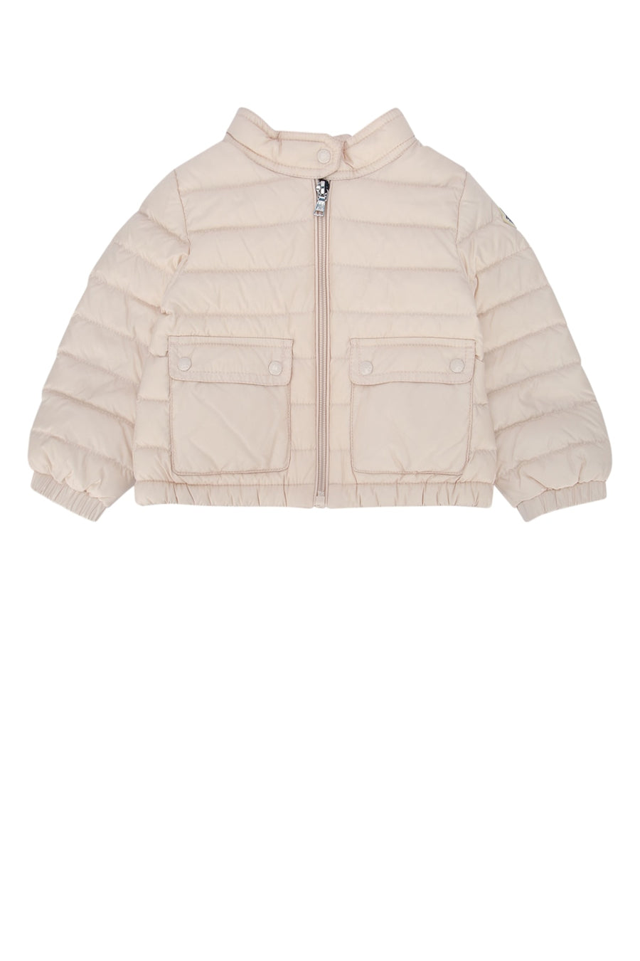 Moncler Jr Jacket Quilted nylon with down fill down jacket in beige