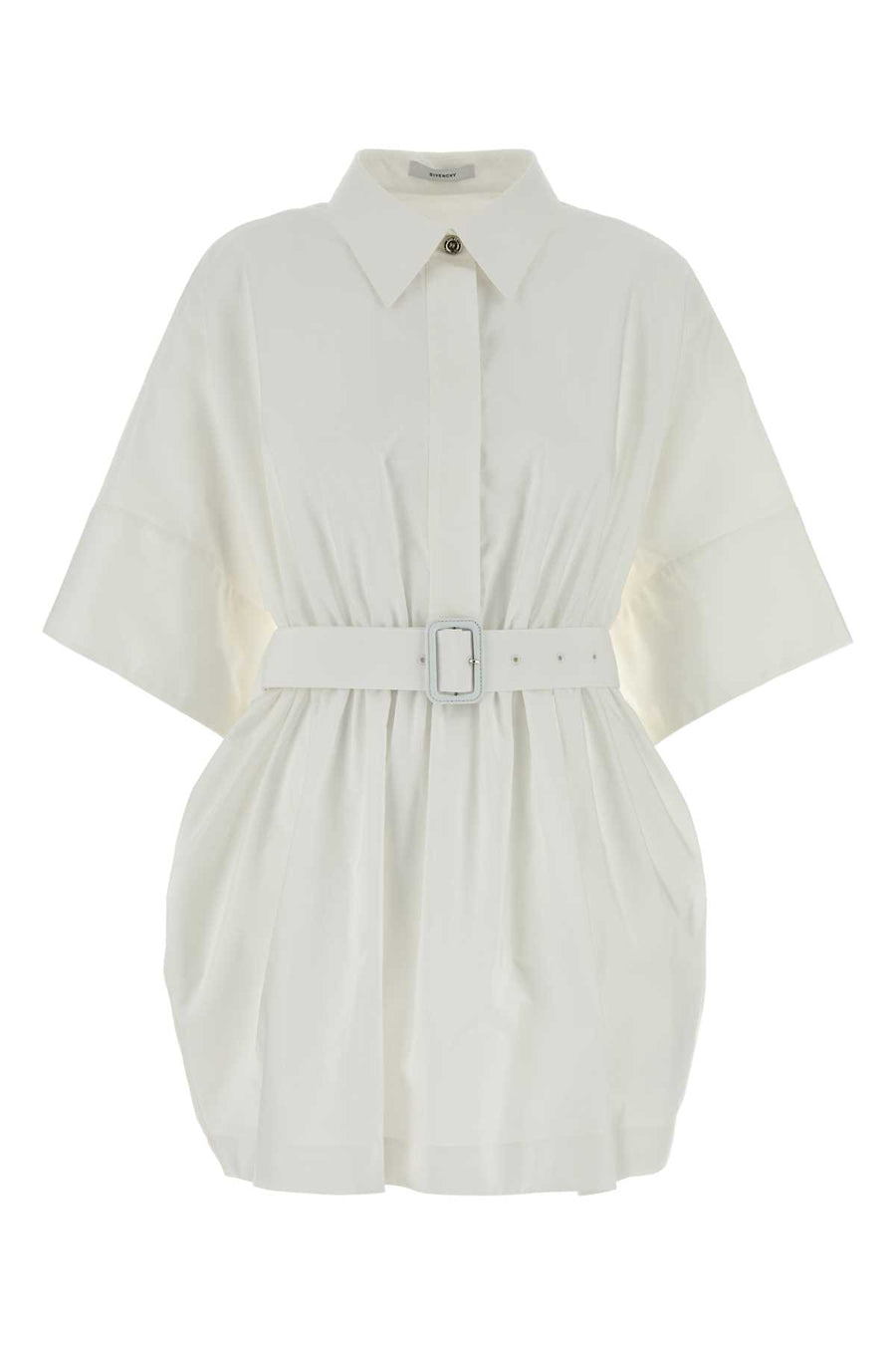 Givenchy Waist 100% Cotton shirt dress in white