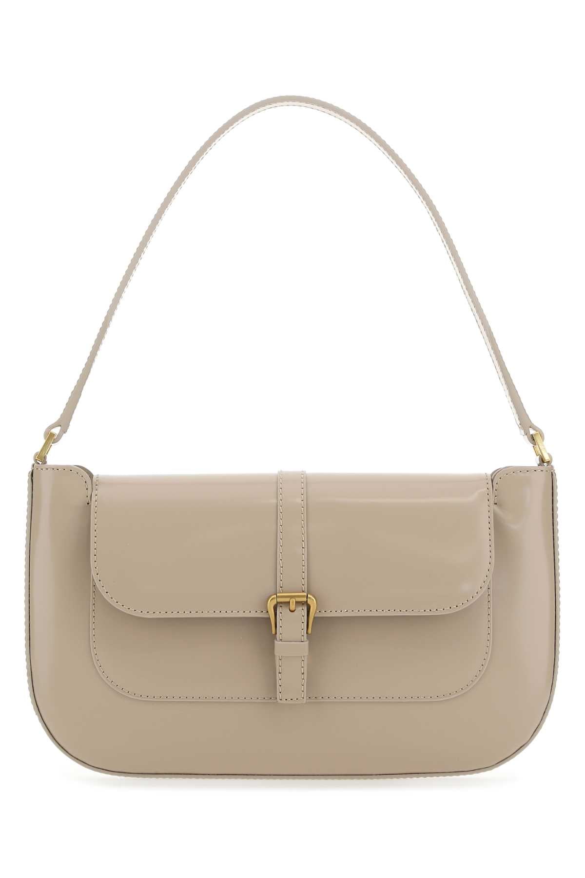 Cappuccino Leather Miranda Shoulder Bag Khaki Borse A Mano