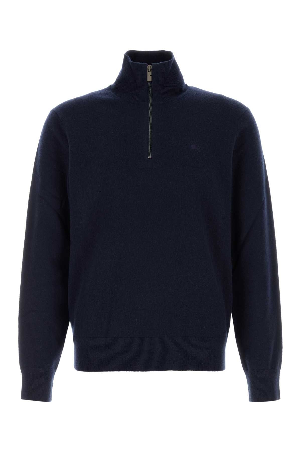 Dark Blu Stretch Cashmere Blend Sweater Navy Maglieria