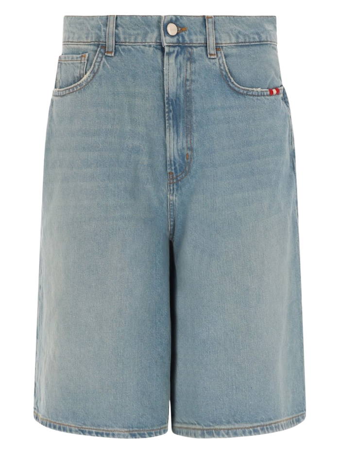 Shorts Crew Sand Stone Denim Cotton