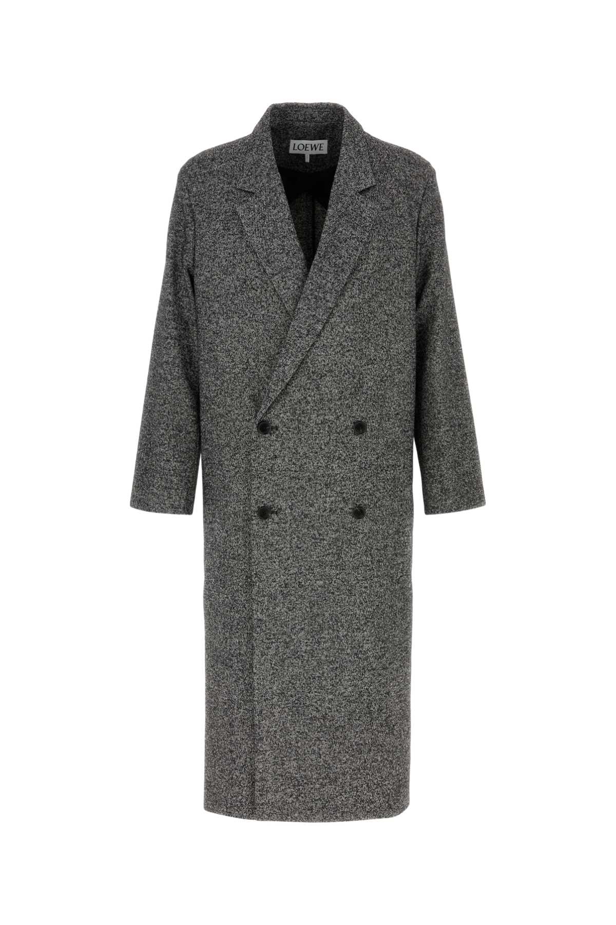 H526y01wd6 Blackwhite Exterior: Wool Nylon Cappotti