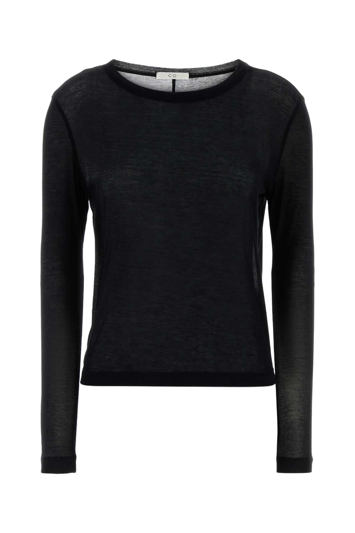 Black Cotton T-Shirt Exterior