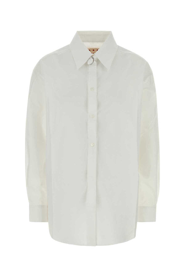 Marni 100% Cotton shirt in white