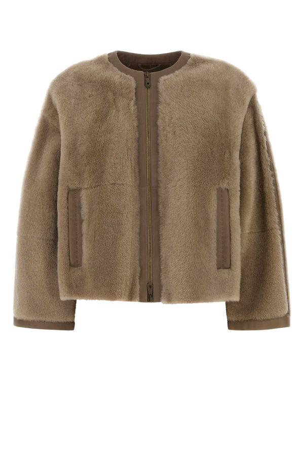 Atelier 100% Shearling jacket in beige