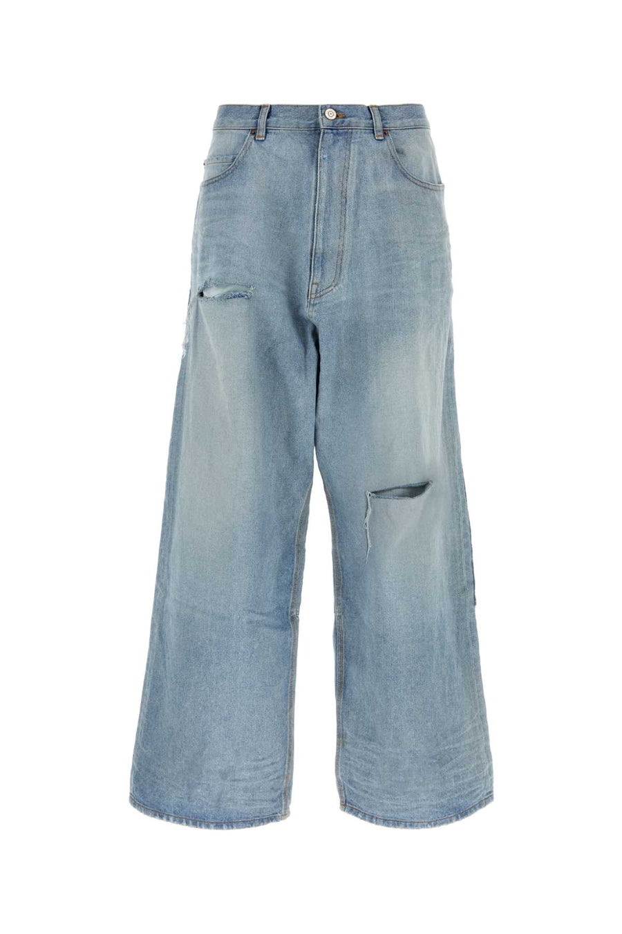 Balenciaga Baggy Cotton 100% jeans in blue