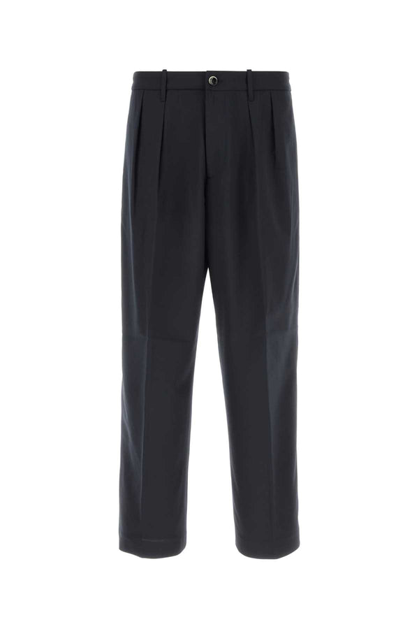 Nine In The Morning Baggy 53% Polyester trousers in navy