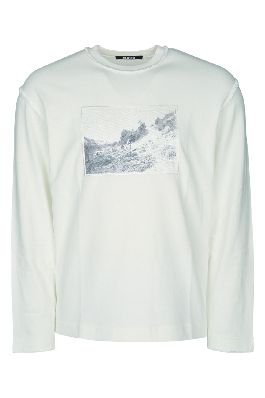 Jacquemus Tshirt 94% cotton t-shirt in white