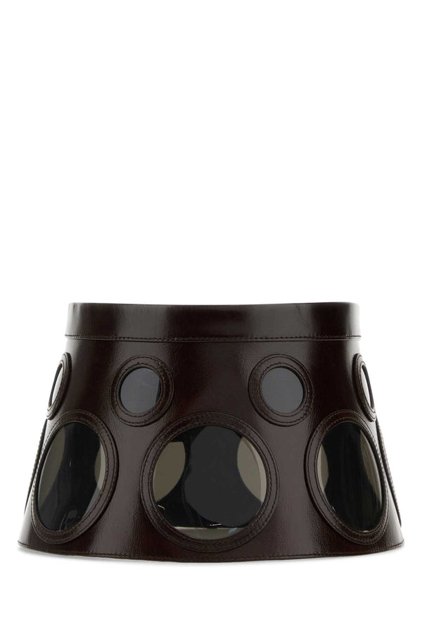 Prada VISIERE 100% Calf visor in brown
