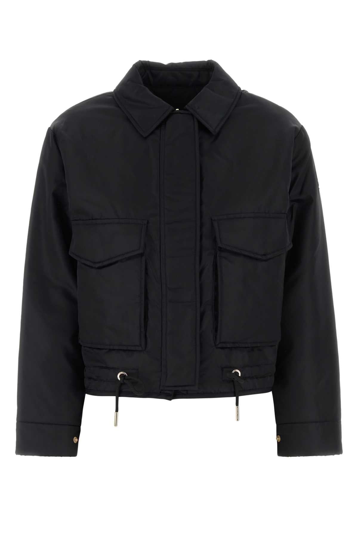 Black Nylon Down Jacket Giubbini