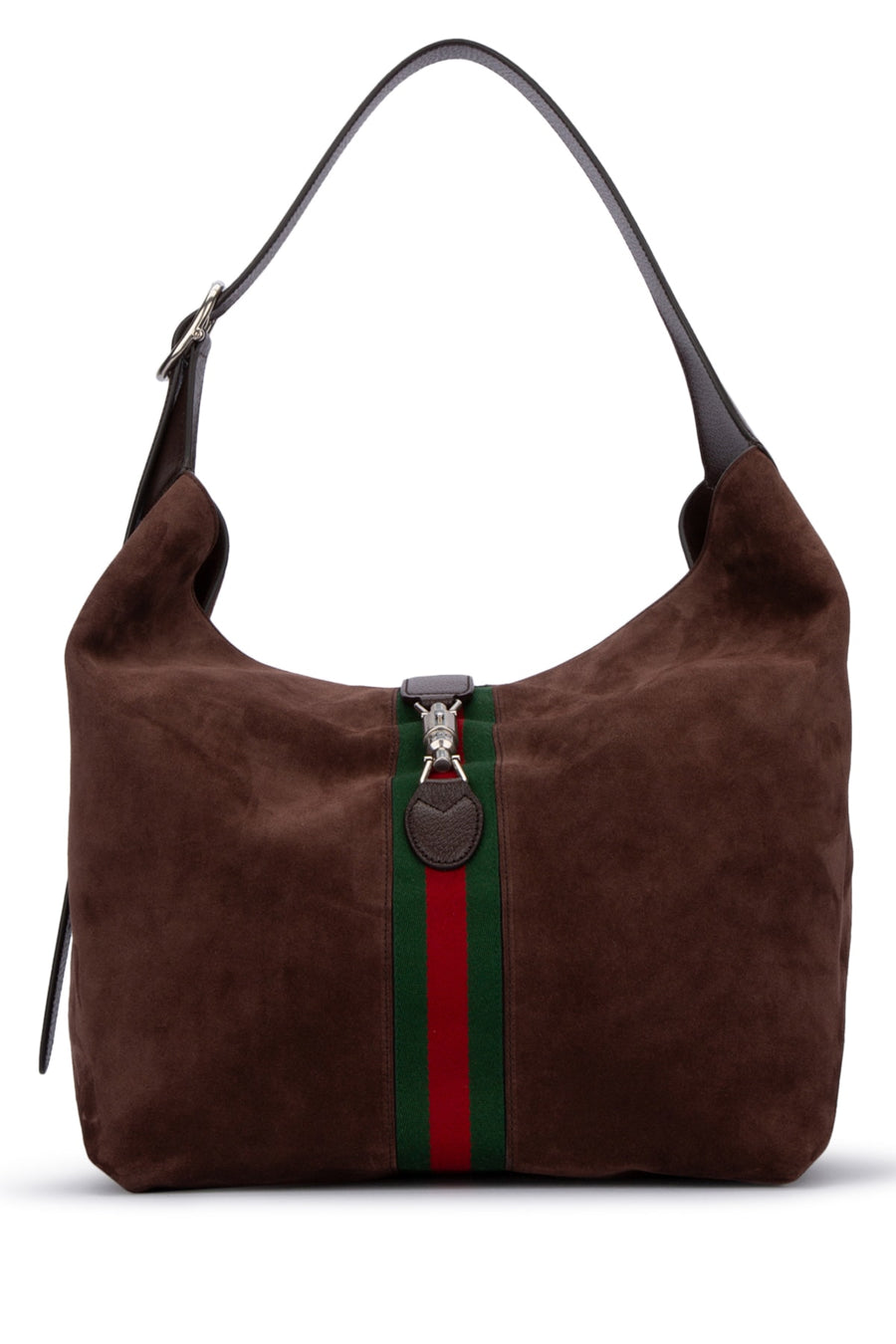 Gucci Suede shoulder bag in brown
