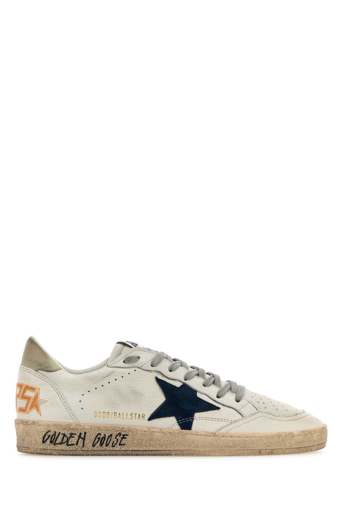 Whiteblueice Goat Leather Cow Sneaker