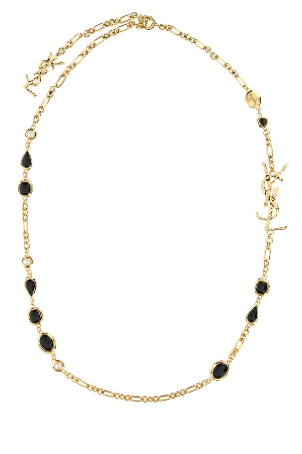 Gold Metal Cassandre Necklace Or1npatinenoirna Collane