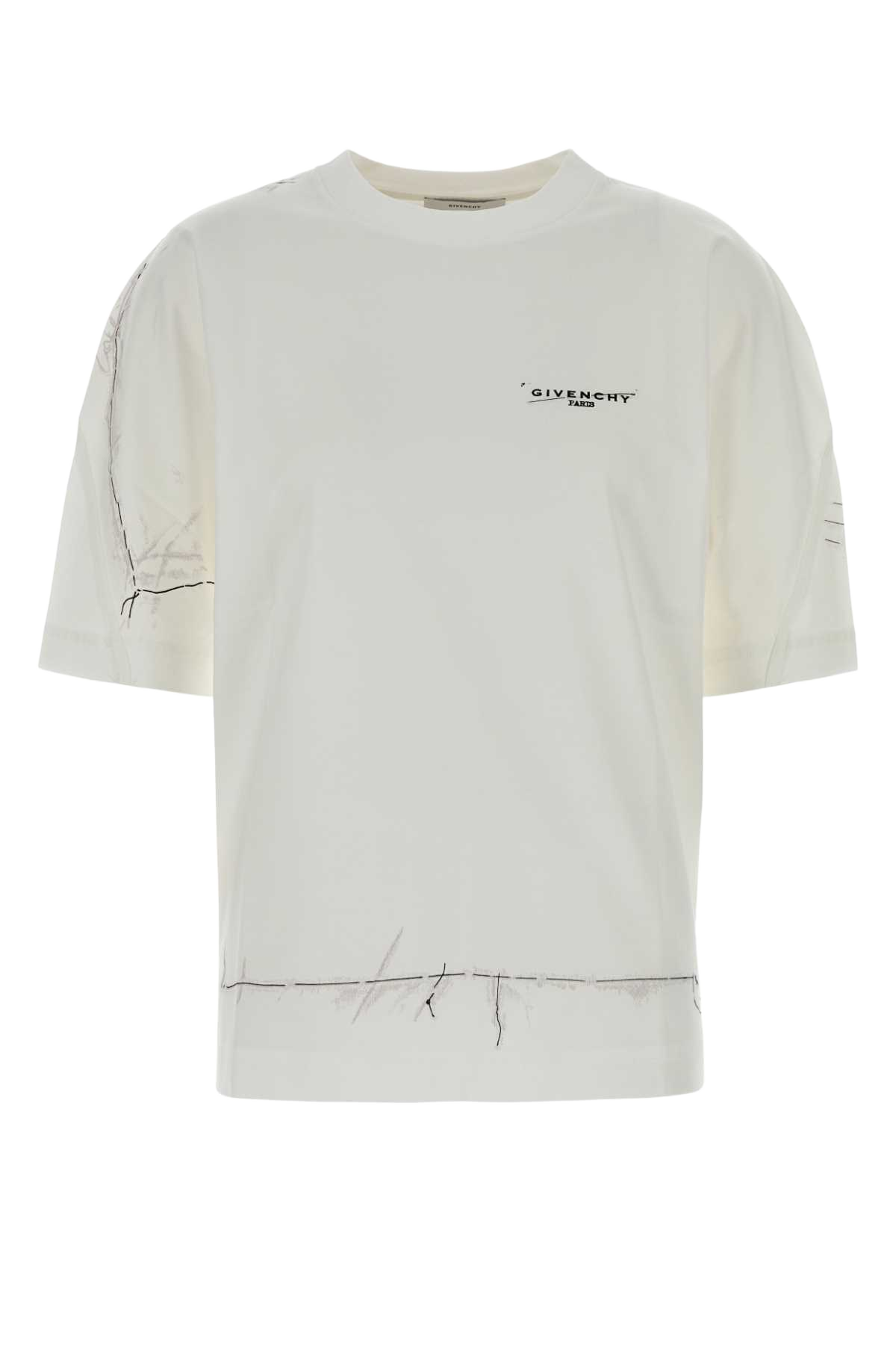 White Cotton Oversize T-Shirt Exterior
