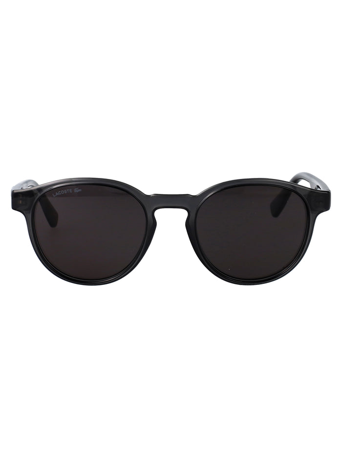 L6055s 35 Transparent Dark Grey Injected Sunglasses