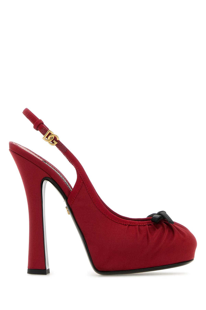 Red Satin Pumps Rossorosso Scarpe Con Tacco