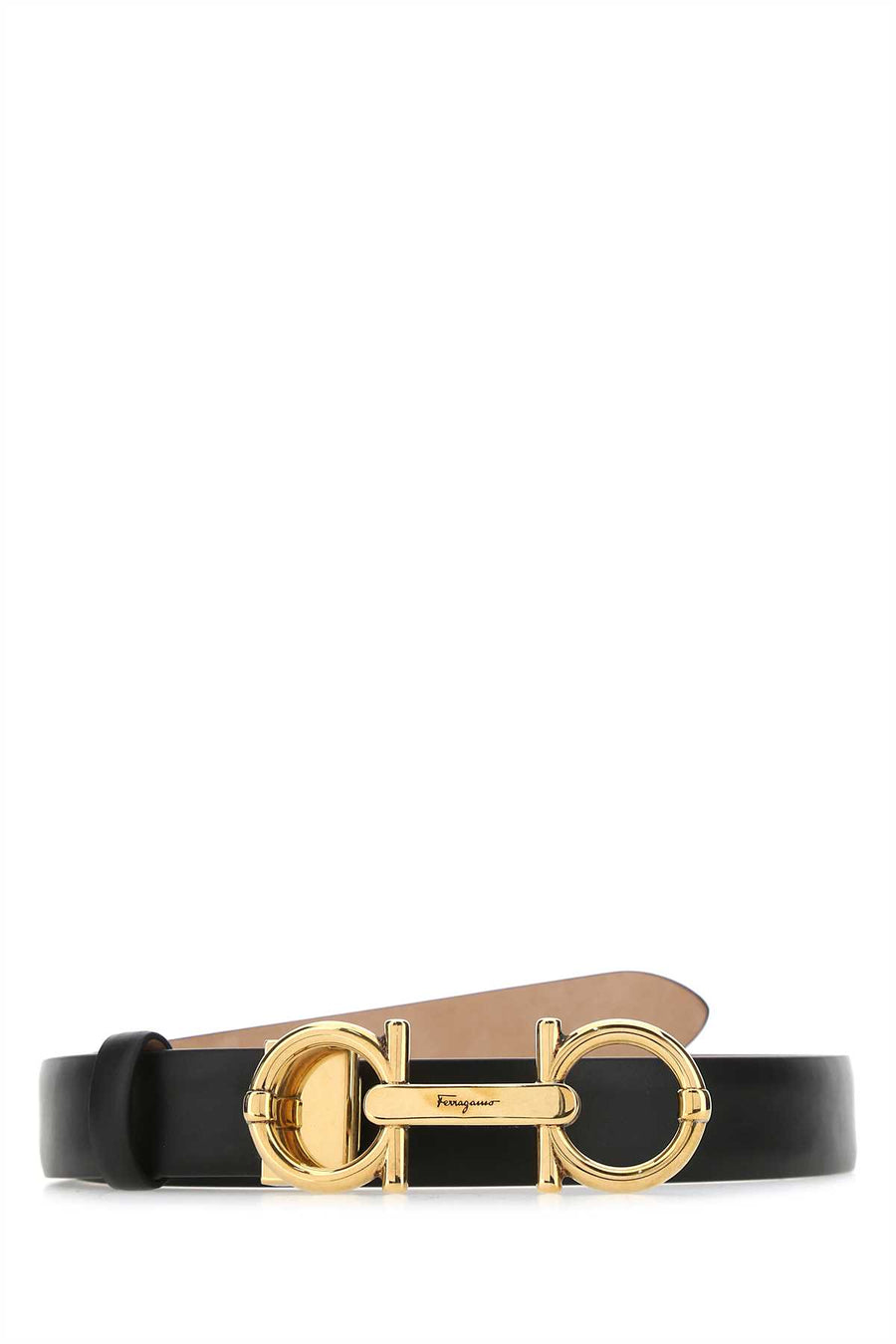 Black Leather Belt Neronaturale Cinture