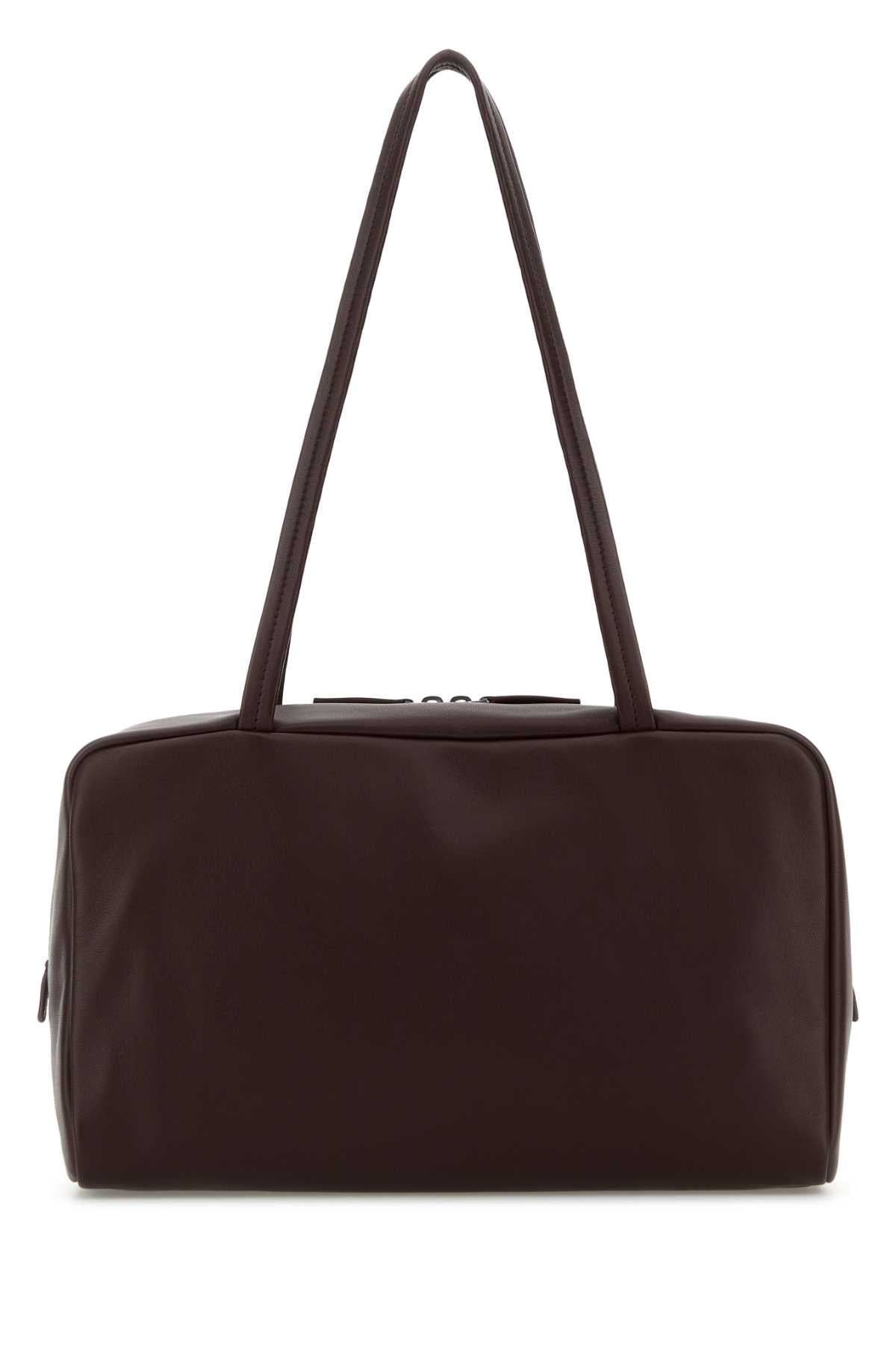 Burgundy Leather Astra Handbag Burgundyans Borse A Mano
