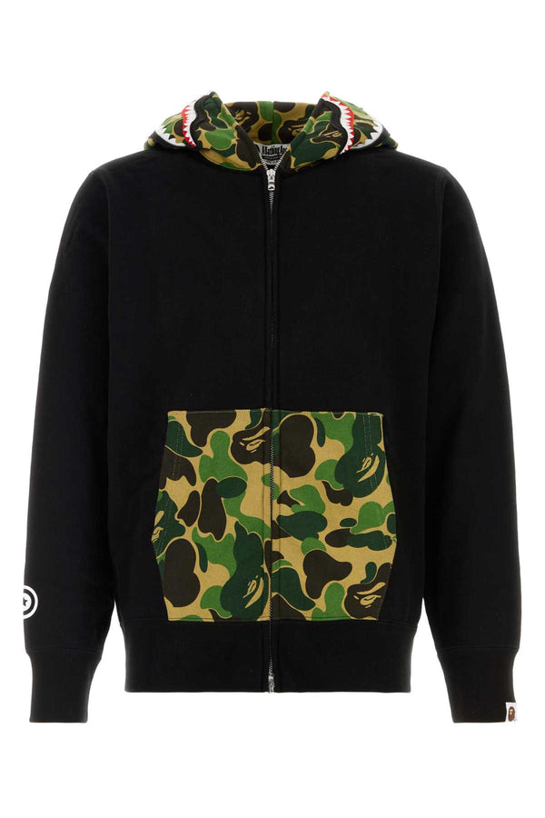 Bape Camo 100% Cotton hoodie in black
