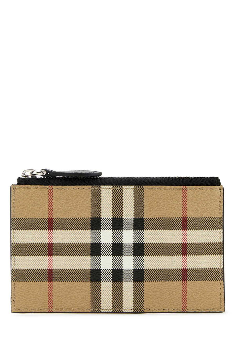 Burberry Canvas (75% polyurethane wallet in beige