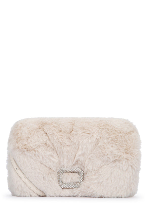 Roger Vivier 95% Polyester shoulder bag in white
