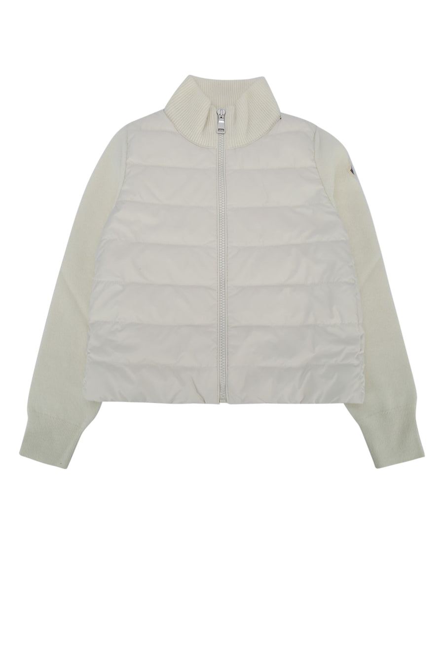 Moncler Jr Baby 100% Polyamide (Nylon) cardigan in beige