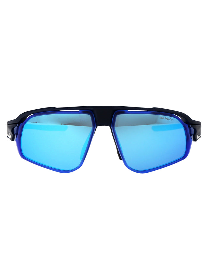 Nikeflyfreemfv2391 410 Matte Navy/blue Mirror/volt Injected Sunglasses