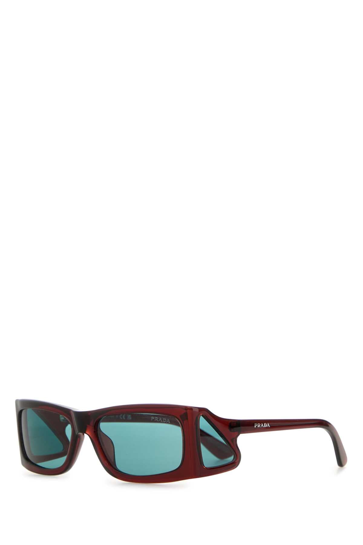 Burgundy Acetate Opr B03s Sunglasses Brownnylonfiber Exterior: Occhiali Da Sole