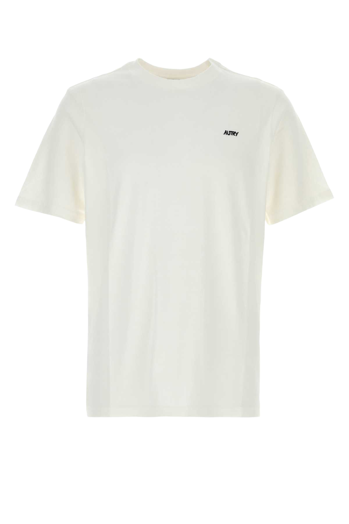 White Cotton T-Shirt A7cw Exterior