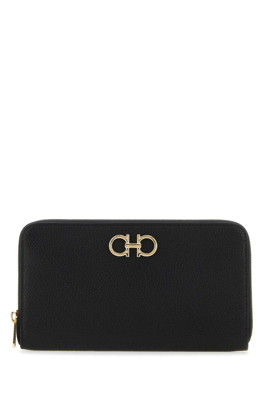 Ferragamo Nero 100% calf leather wallet in black