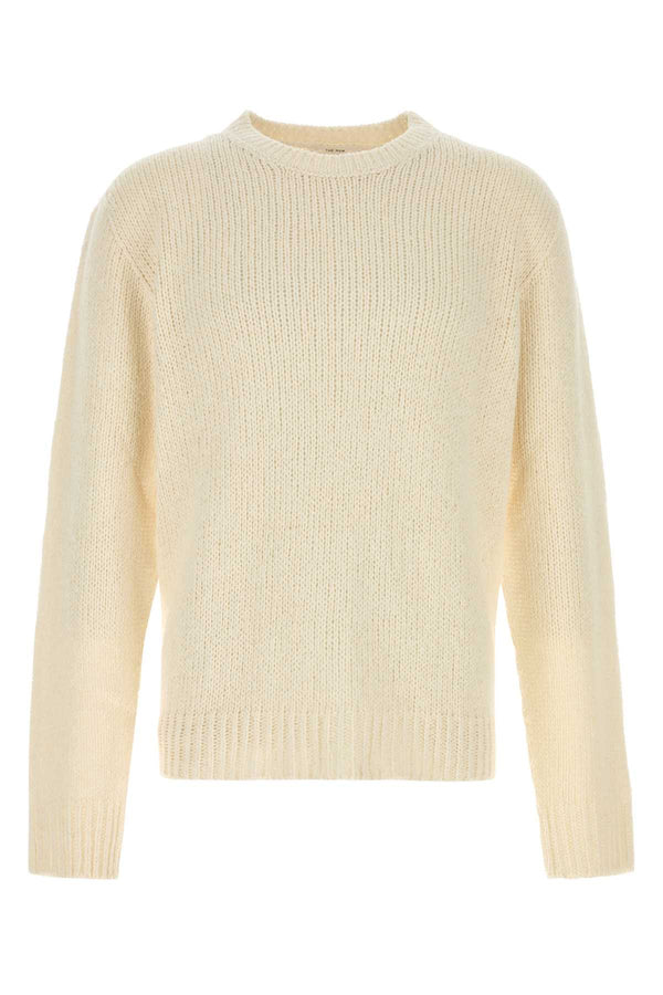 The Row 100% Silk sweater in white